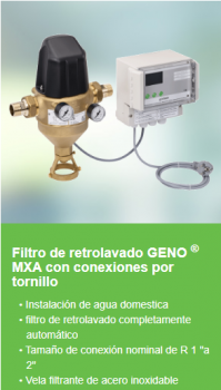 Filtros de agua