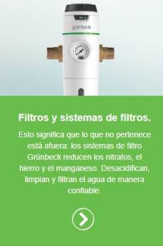 Filtros de agua