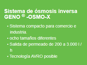 Tratamiento de agua : �smosis inversa